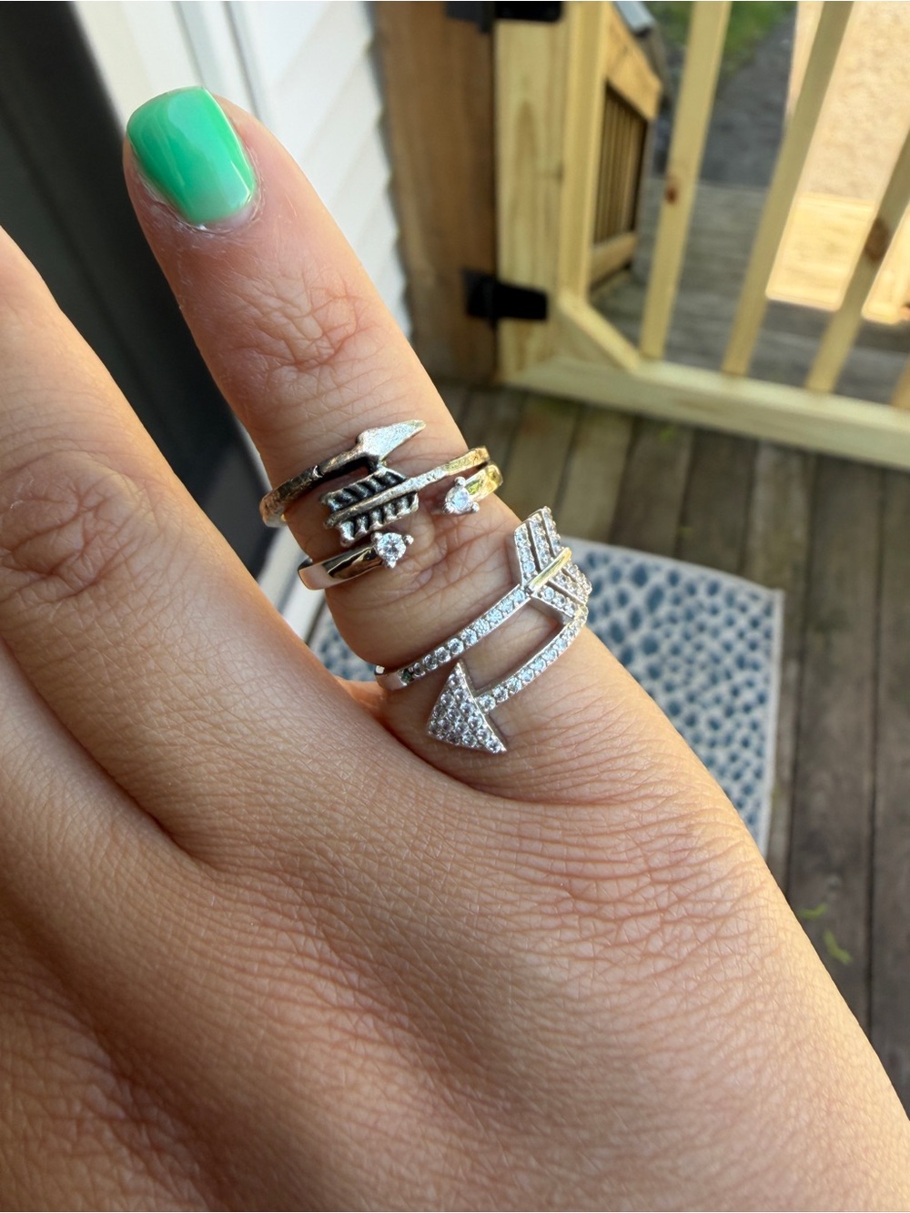 Pinky Ring Bundle of 3